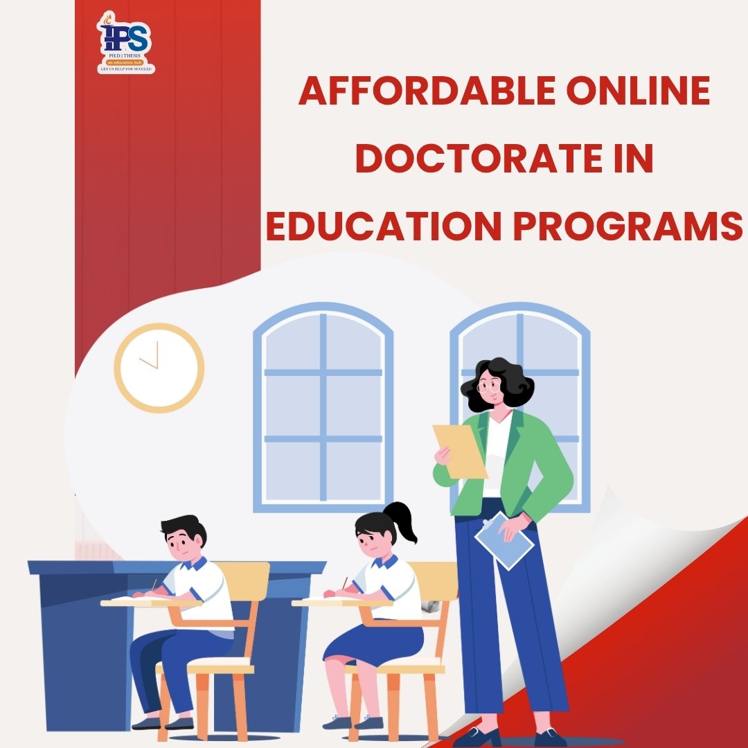 Affordable Online Doctorate in Education Programs