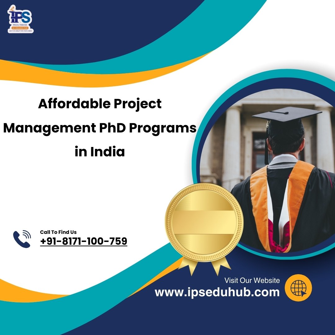 Affordable Project Management PhD Programs in India
