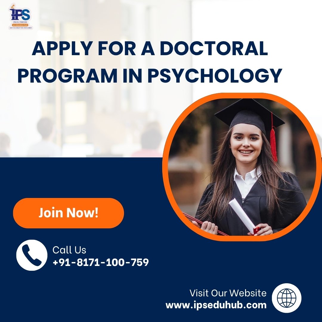 Apply for a Doctoral Program in Psychology