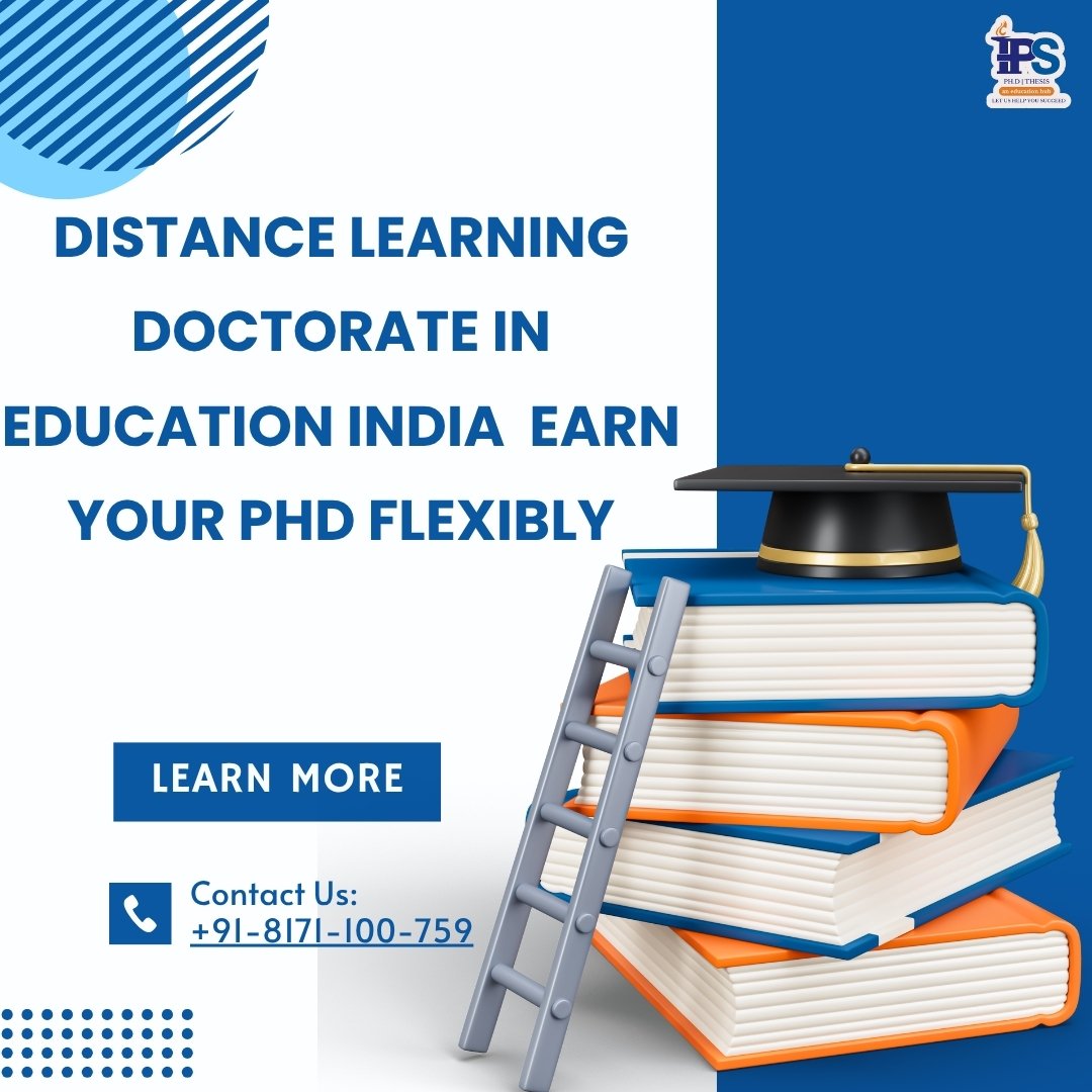 Distance Learning Doctorate in Education India – Earn Your PhD Flexibly