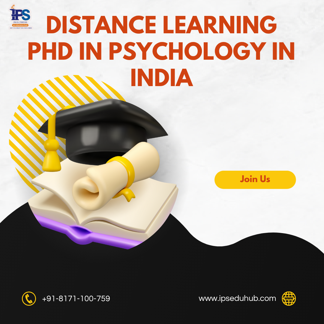Distance Learning PhD in Psychology in India Distance Learning PhD in Psychology in India