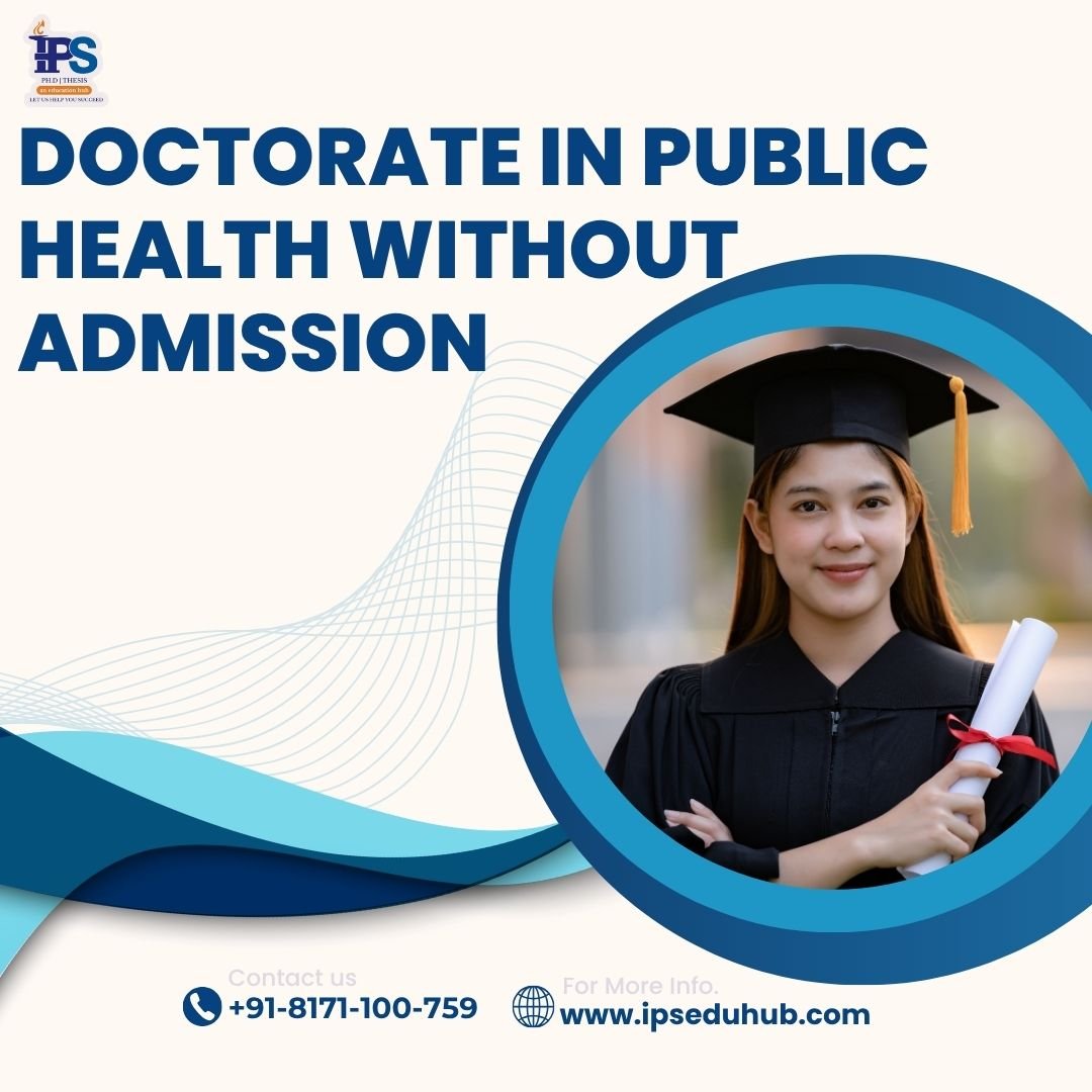 Doctorate in Public Health without Admission