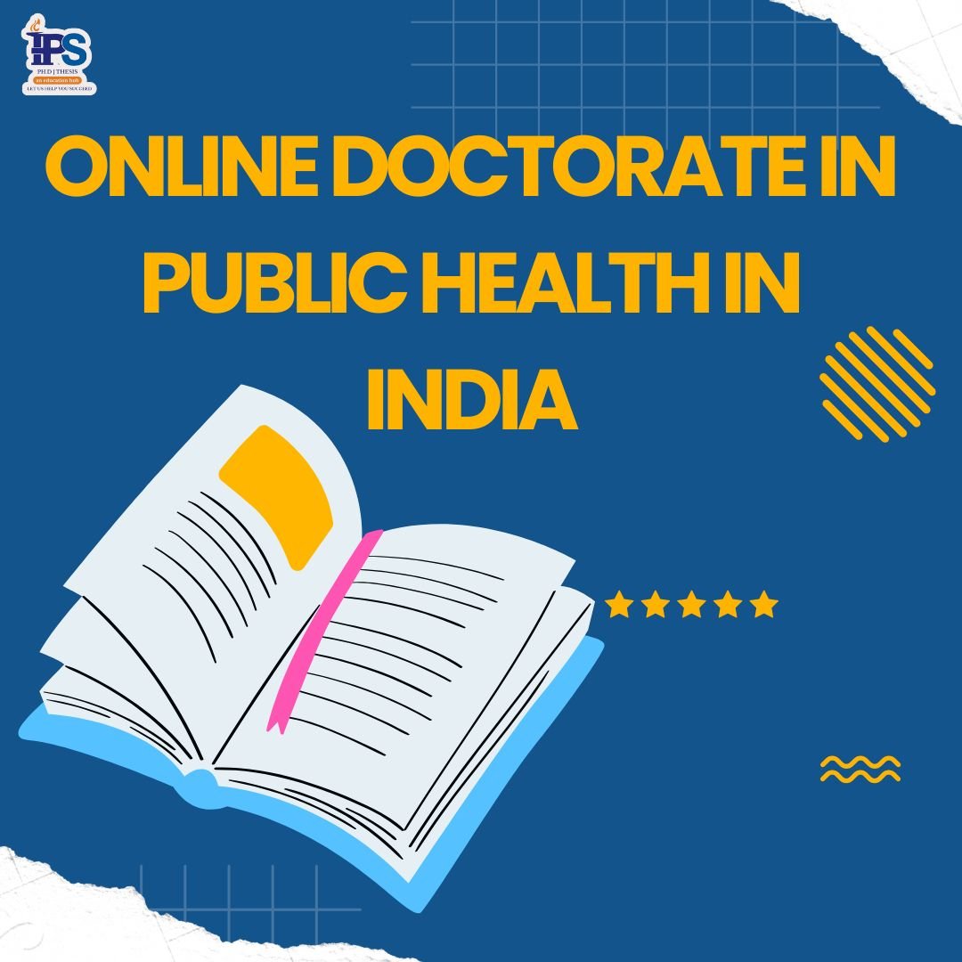 Online Doctorate in Public Health in India