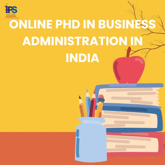 Online PhD in Business Administration in India