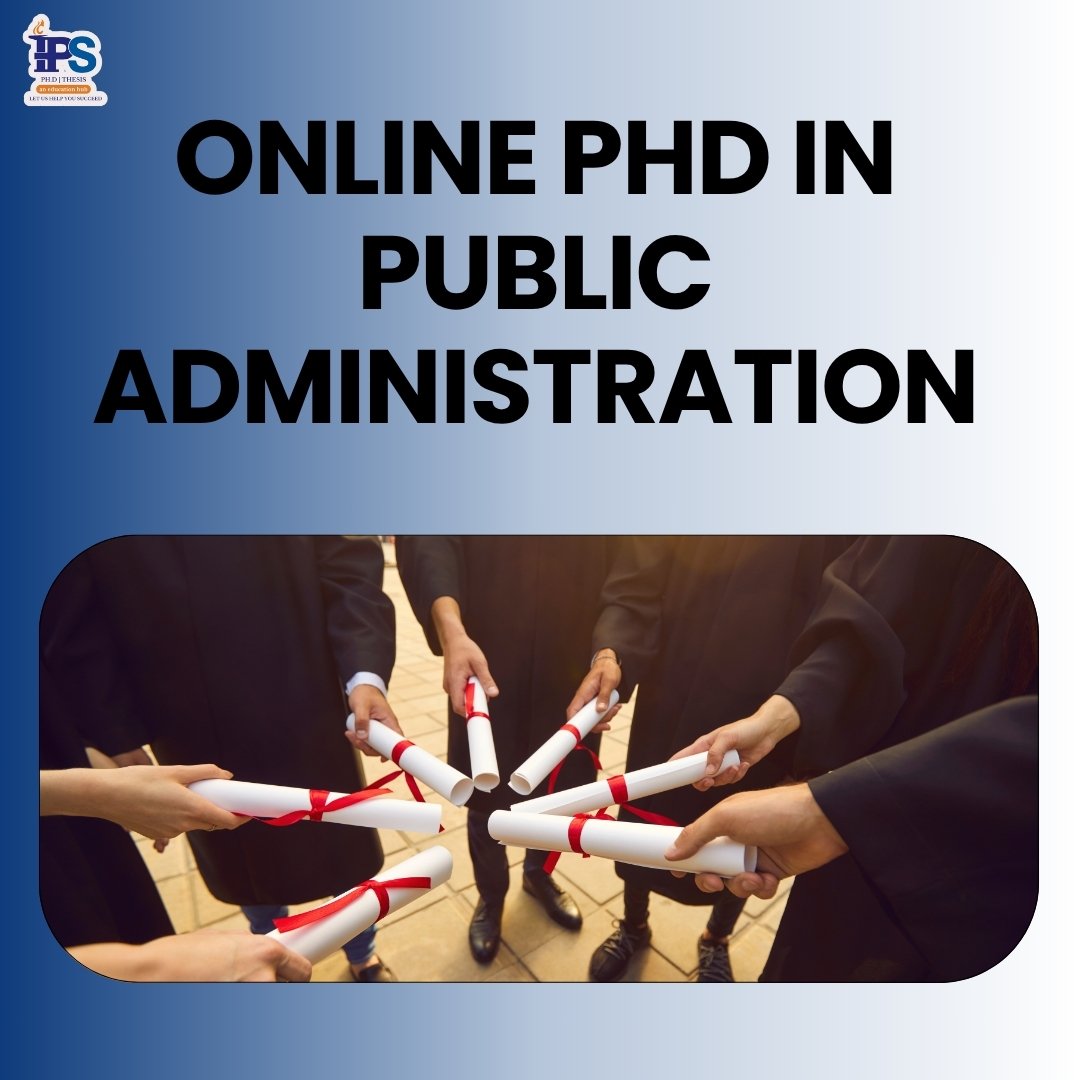 Online PhD in Public Administration