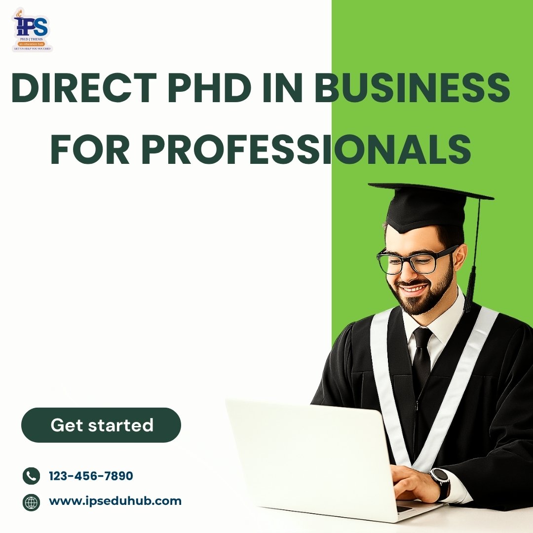 Phd Programs In Project Management Direct PhD in Business for Professionals